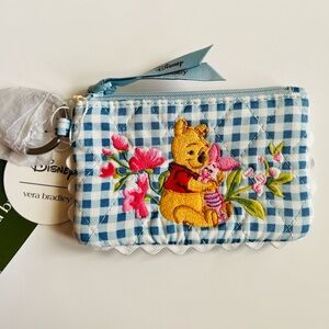 **Vera Bradley x Winnie the Pooh Springtime Gingham Zip ID Case